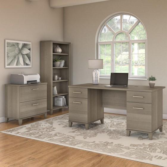 Truckload - General Merch - Bush Somerset Office Furniture Set, Keurig Coffee Maker, HP Toner - MSRP $149,229