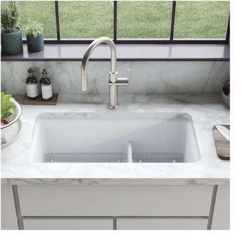 Kohler K-27786-CM6 Double Bowl Neoroc Granite Composite Kitchen Sink - MSRP $993
