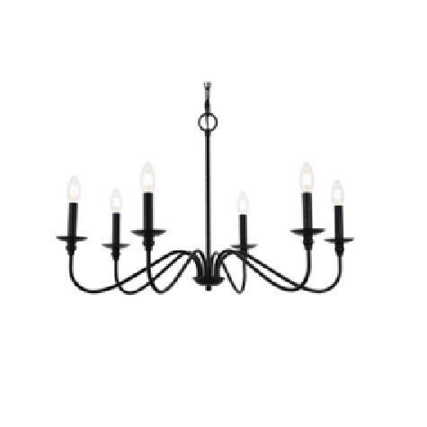 Black Chandeliers for Dining Room Light Fixture Over Table - MSRP $106