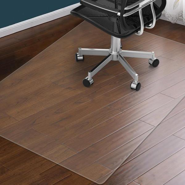 Hardwood Floor Clear Chair Mat, 48"x36" Plastic - MSRP $32