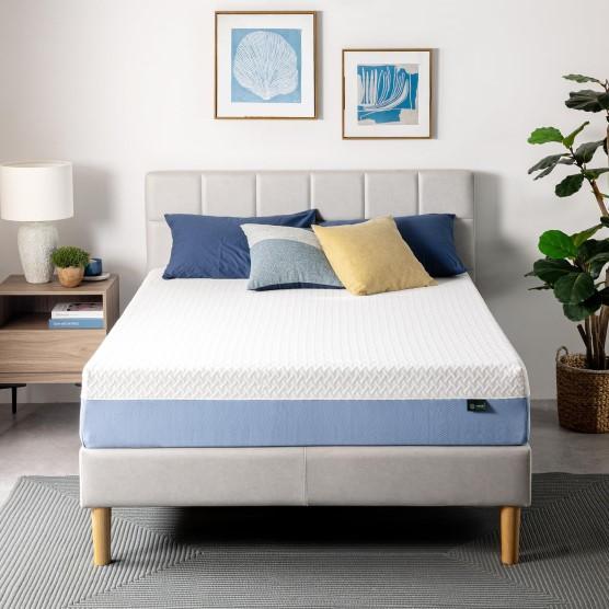 ZINUS 10" Cooling Airflow Memory Foam Mattress, Queen, Fiberglass Free, Medium Feel - MSRP $216 