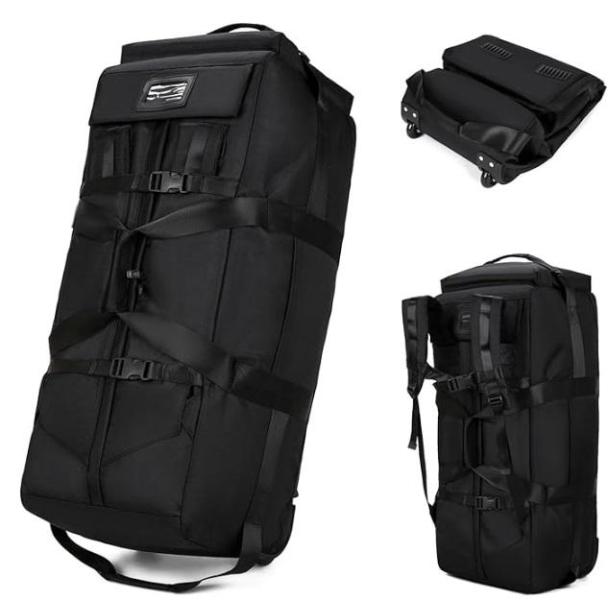 Luggage - Jofuda 90L Rolling Duffle Bags, CITRUSY Boutique Fleece Belt Bags, COSHAYSOO Mouse Ears Holder - MSRP $2,940