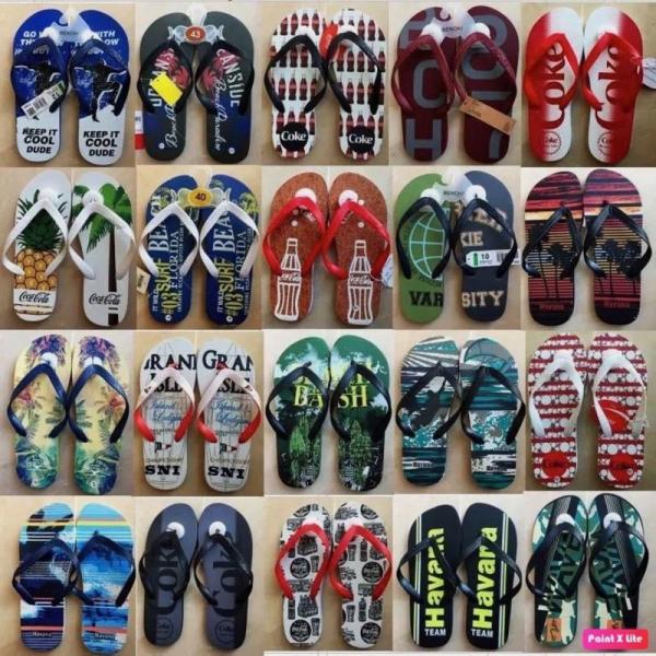 New 114pair -Beach Sandals Flip-Flops For Men And Women