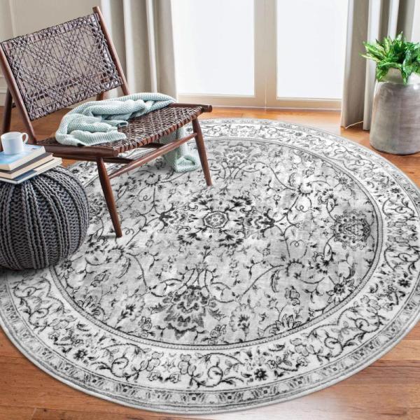 Furniture- KILOCOCO 6ft Round Living Room Rug, Area Rug 3'x5' Rugs, Hausattire Hand Woven Jute Braided Rug -MSRP $7,845