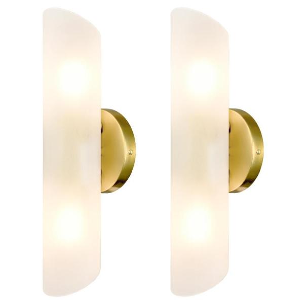 Home Improvement - Daycent Wall Sconces, Melucee Vanity Light, Lovada Peel & Stick Wallpaper - MSRP $7,841