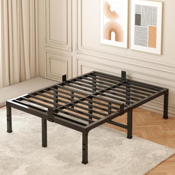 Furniture - Metal Platform Bed Frame, Lumi 8x10 Area Rug, JingPieCle Folding Table - MSRP $1,691