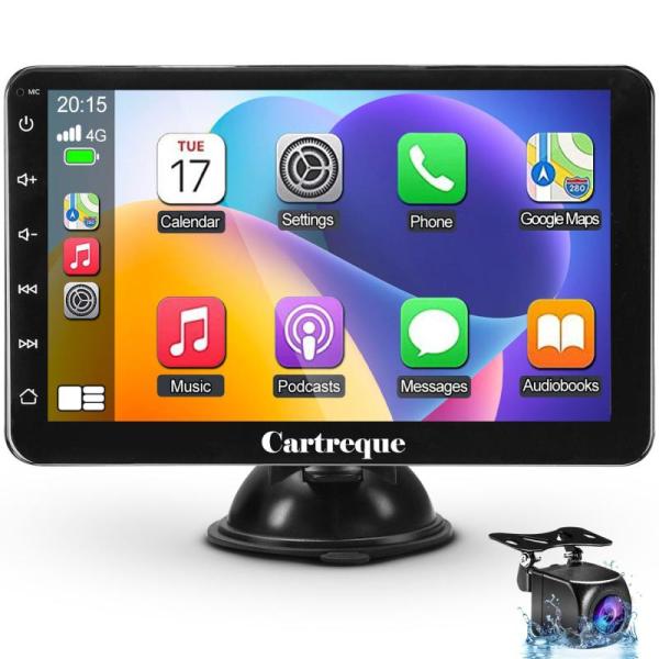 Electronics - Cartreque Touchscreen Car Stereo, Putorsen Monitor Wall Mount, Starlink Gen 3 Mount Kit - MSRP $2,763
