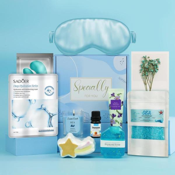 Beauty - Self Care Spa Gift Set, The Derma Co. Skin Renew Serum, Tdance Lash Clusters - MSRP $4,959