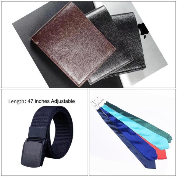225 PCS - Mens Accessory Bundle - Leather Wallets Belts & More