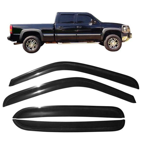 Window Visor Compatible with 2001-2006 Chevy Silverado GMC - MSRP $39