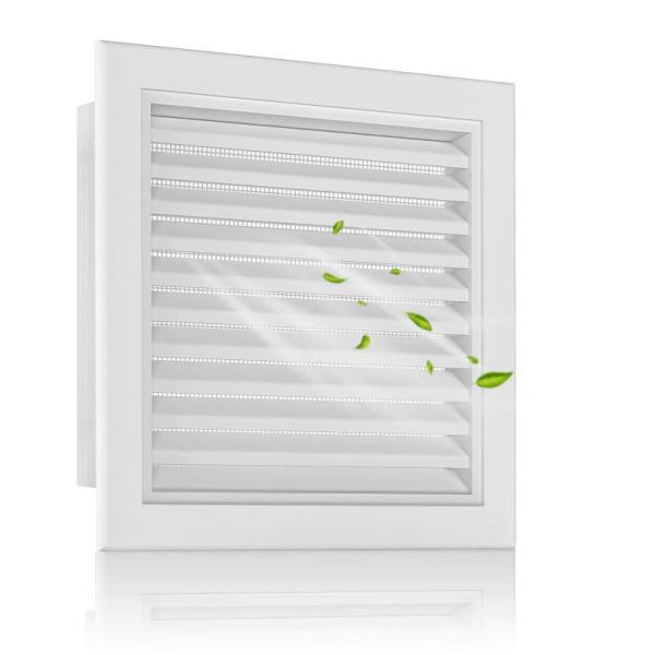 Zepoty 20" X 20" Premium Aluminum Gable Vent with Screen - MSRP $55