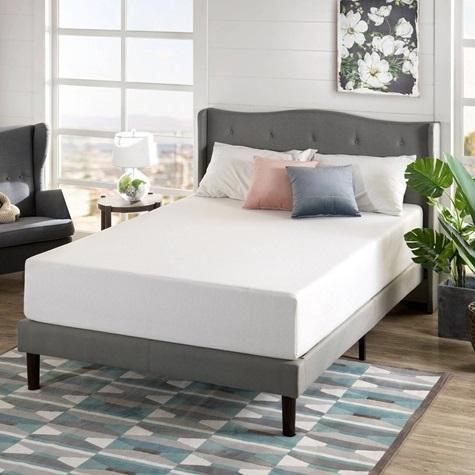 ZINUS 12" Green Tea Memory Foam Mattress, King, Fiberglass Free, Medium Firm Feel - MSRP $381