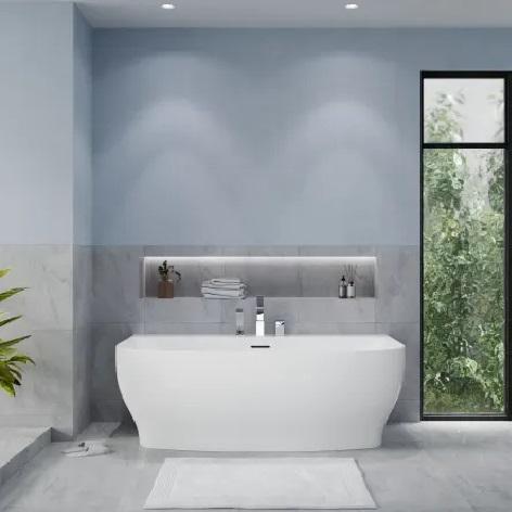 Anzzi FT-AZ112 Soaking Tub - MSRP $1,624