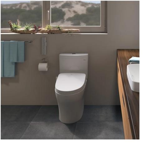 Toto CST646CEMFGNAT40#01 Dual Flush One Piece Elongated Toilet - MSRP $857