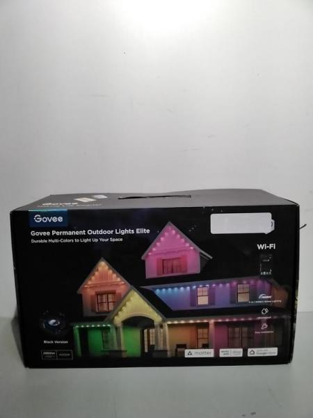 Govee 100ft RGBICW Black Permanent Outdoor Lights Elite - Est Retail $299