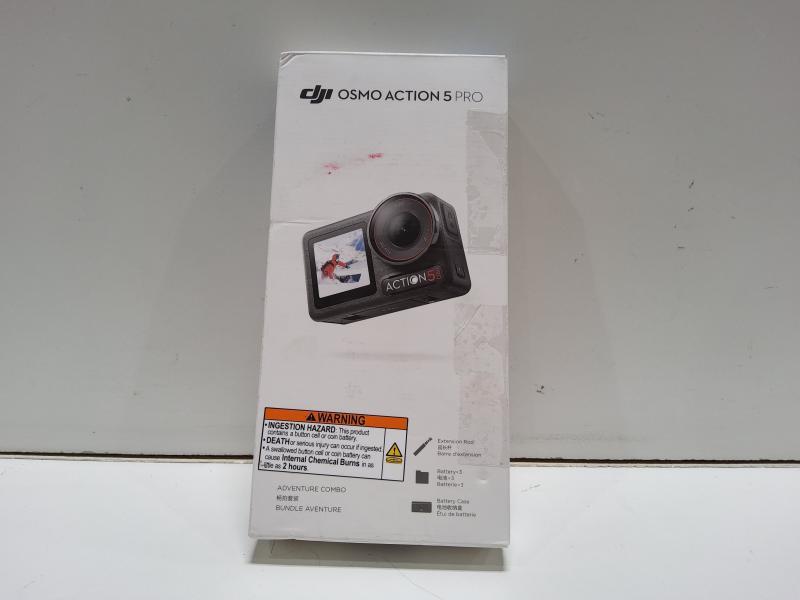 DJI Osmo Action 5 Pro 4K Action Camera-Adventure Bundle, Black - MSRP $449