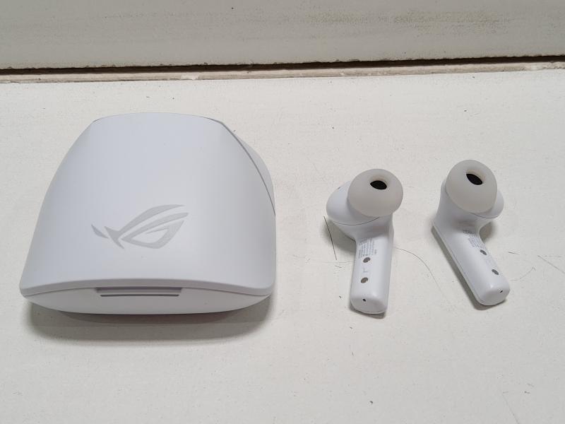 ASUS ROG Cetra True Wireless SpeedNova In-Ear Gaming Earbuds, White - MSRP $189