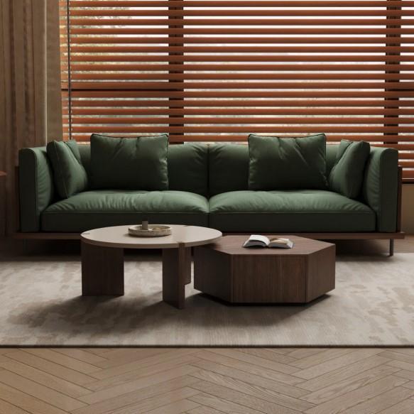 Truckload - Furniture - Pompilie Nesting Coffee Table Set, Avalyne Dining Table, Santorini Dresser - MSRP $65,983