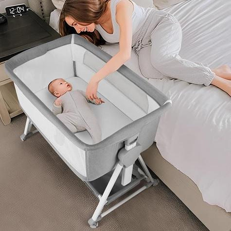 Home Decor - Cowiewie Bassinet Bedside Sleeper, AOSKY Cordless Roller Shades Blackout - MSRP $1,413