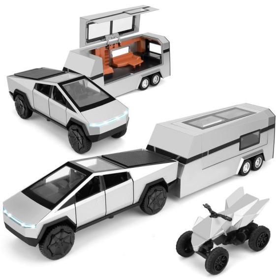 Toys - Truck & Trailer Diecast Set, Covsen Automatic Bubble Machine, Hayxun RC Dinosaur - MSRP $2,510