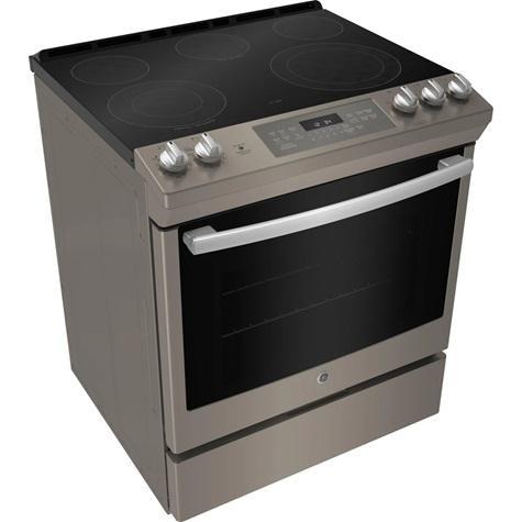 Shelf Pull Appliances - GE JCS840EMES 30in Slide-in Electric Range - MSRP $1,982