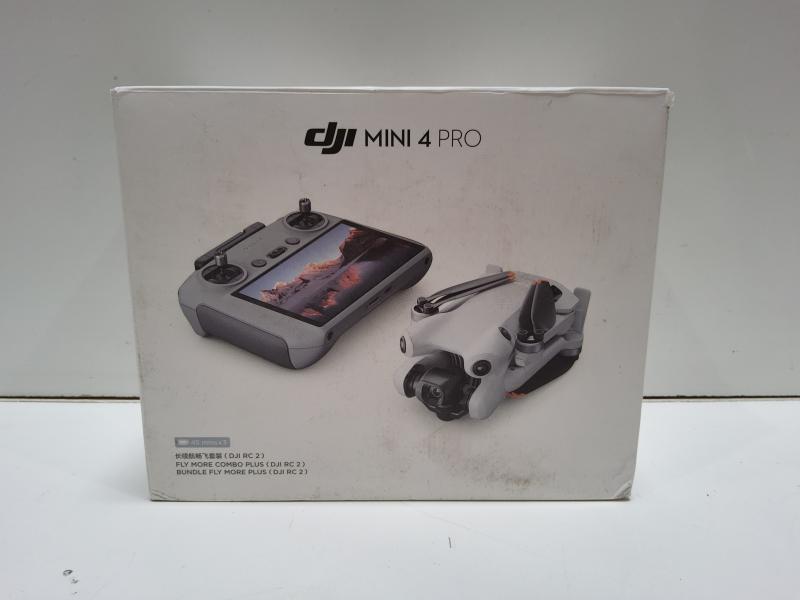 DJI Mini 4 Pro Fly More Combo Plus Drone/RC 2 Remote Control w/Built-in Screen,Gray - MSRP $1,159