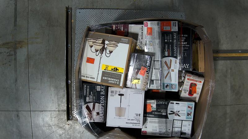 Lighting & Electrical - Hampton Bay, Airthings, HDC, Wyze, Commercial Electric, Feit Electric - Est Retail $5,098