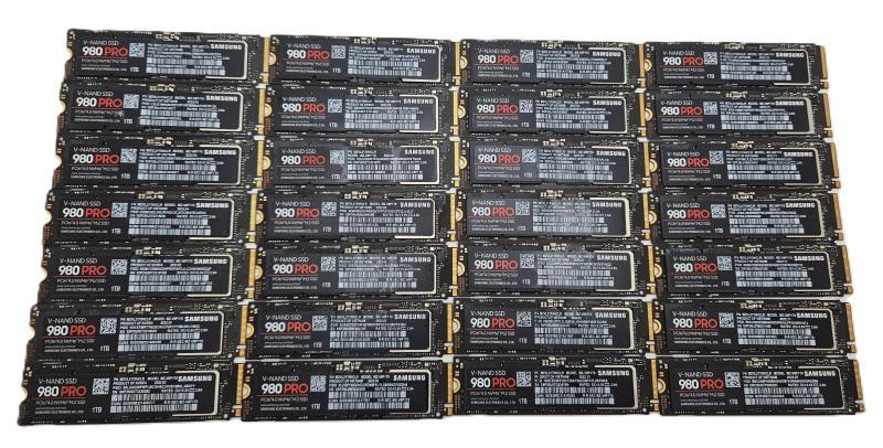 SOLID STATE DRIVES - SAMSUNG 980 PRO - 1TB NVMe M.2 SSDs (SALVAGED)