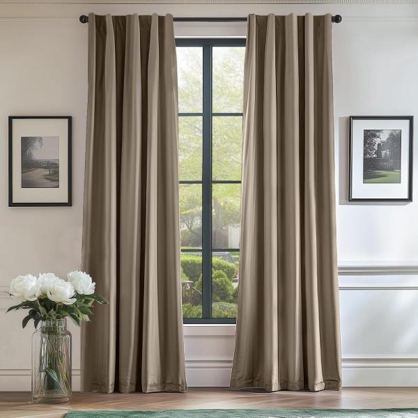 Home - Lazzzy Dark Brown Velvet Curtains, ROSELEAF Christmas Ornaments Set, Vexorion Ornaments - MSRP $4,369