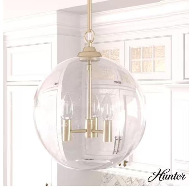 Lighting & Electrical - Hunter, Juno, Kichler, ANTOINE, Monteaux Lighting, Breezary, martix decor - Est Retail $2,934