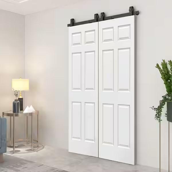 Doors & Windows - Calhome Bi-Fold Barn Doors- Est Retail $1,855- 1plt