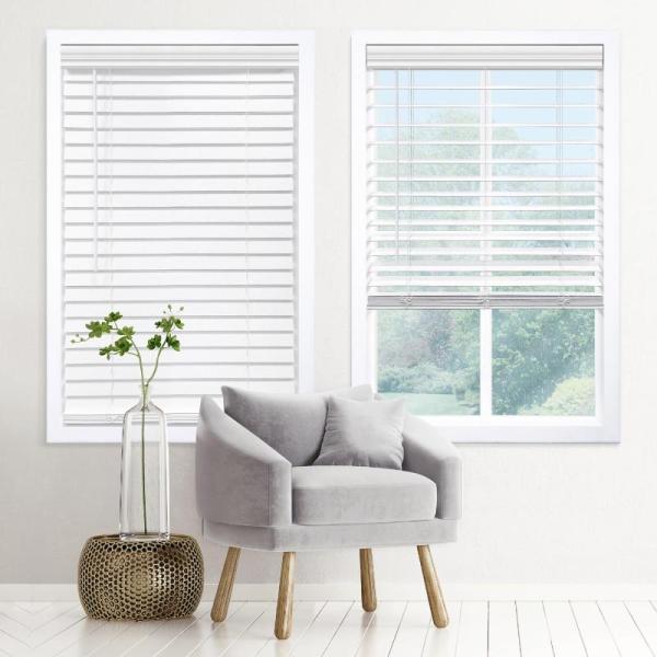 DEZ FURNISHINGS Cordless 2" Signature Faux Wood Blind 31" - MSRP $54