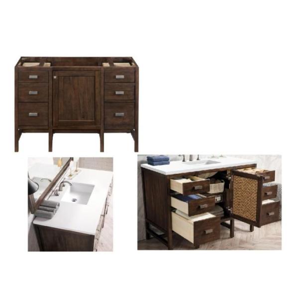 James Martin Single Vanity Acacia Cabinets - MSRP $14403