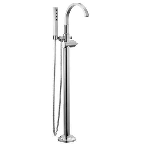 Delta T4788-PR-LHP-FL Floor Mounted Tub Filler - MSRP $1,244