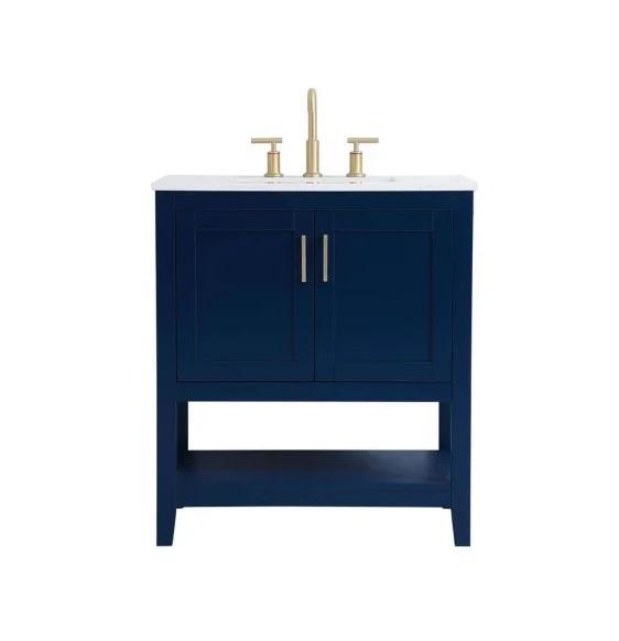 Elegant Lighting VF16030BL Vanity Set - MSRP $738