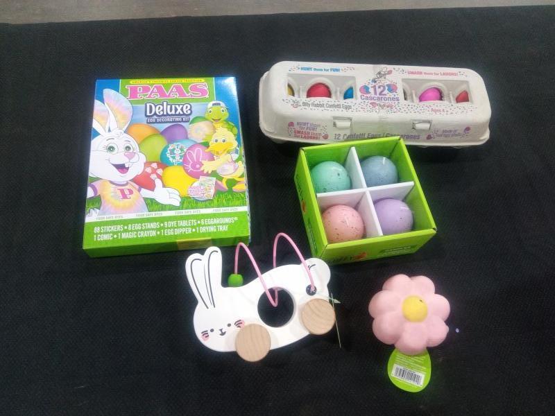 Other Gen Merch & Mixed Lots - Paas Easter Egg Decorating Kit, Belkin Car Charger, Zaditor Eye Drops - MSRP $5,106