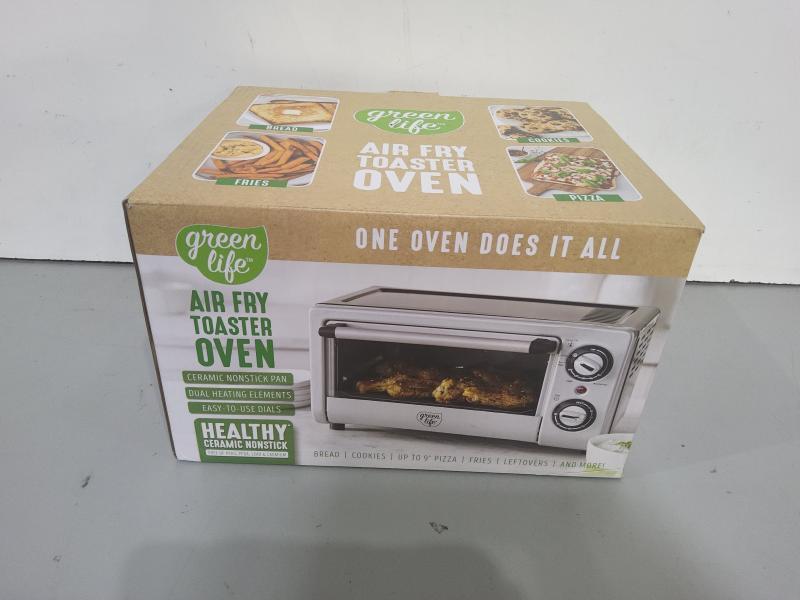 NEW - GreenLife Air Fry Toaster Oven | Black - MSRP $79