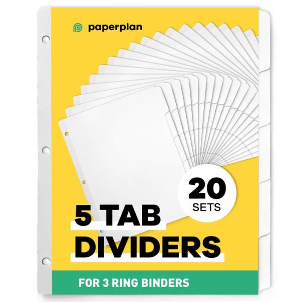 Office Product - Paperplan Binder Dividers, Indeme Appointment Book, Golden Wind Thermal Receipt Rolls - MSRP $5,809