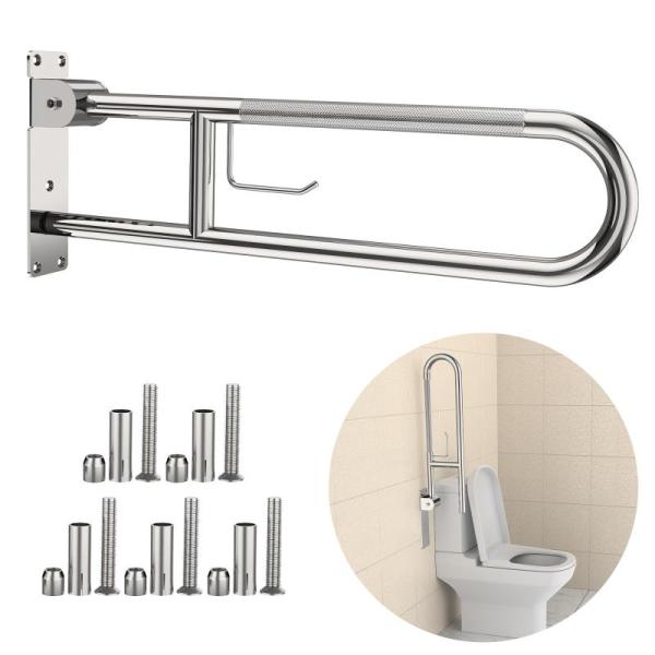 Toilet Grab Bar 30.3 Inch YuanDe Flip Up Grab Bar - MSRP $71