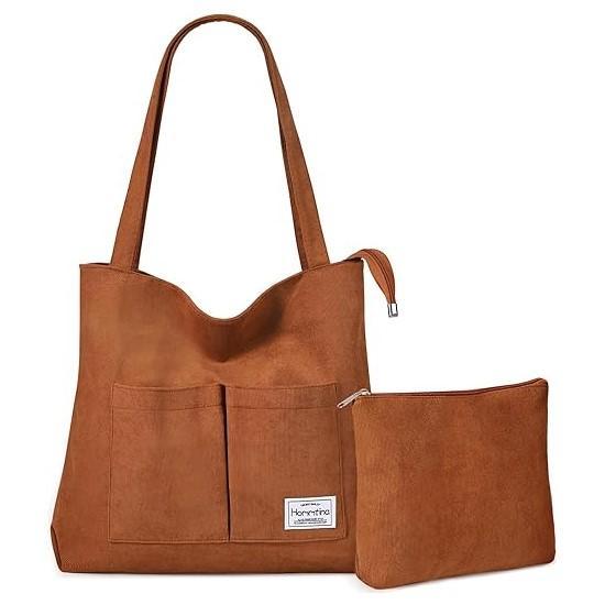Handbags - Hommtina Corduroy Tote, Yxilee Straw Beach Bag, ALGF Platform Loafers - MSRP $21,476