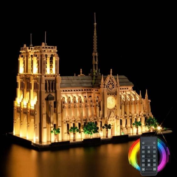 Toys - Locolee Light Set for LEGO Notre Dame Cathedral Kit, Kykake Triggle Game, Magnetic Alphabet Maze - MSRP $5,038