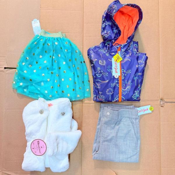 Bulk Lot of 1000 Children's Mixed Apparel Clothing MSRP $15,000