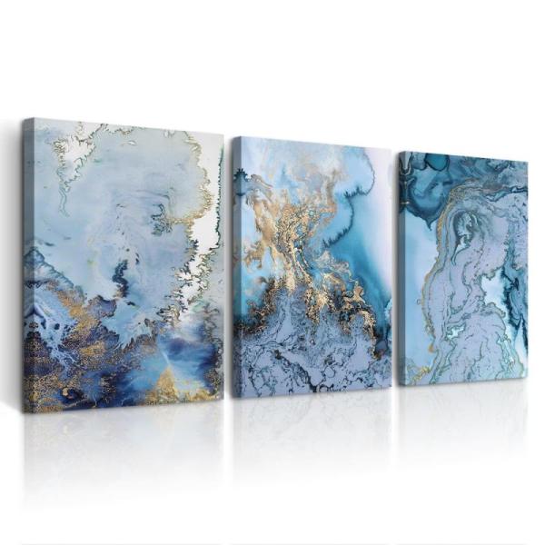 Home - 3 Piece Canvas Wall Art, Lifewit Heat Press Cart, Faux Olive Tree - MSRP $7,700