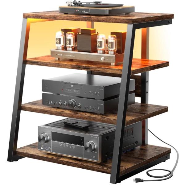 Furniture - Armocity AV Media Stand, Arogan 6x9 Area Rug, Tohomeor Record Player Stand - MSRP $4,681