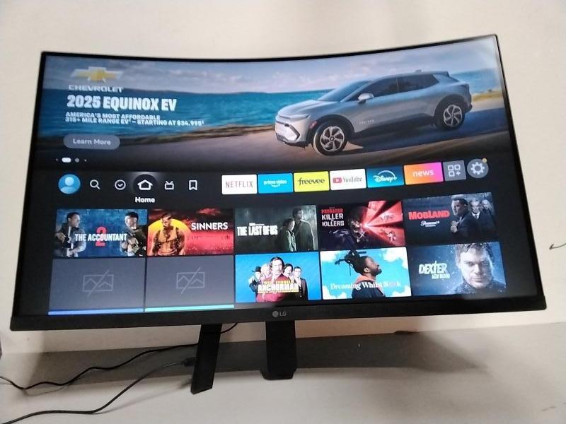 A Grade - LG Curved 32BR50C-B 32" 1920 x 1080 Full HD 1080p 100 Hz VA 3000:1 5 ms Monitor - MSRP $249