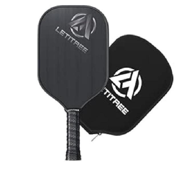 Sports - LETITREE Pickleball Paddle, Tennis Ball Collector with Wheel Hoppers - MSRP $2,270