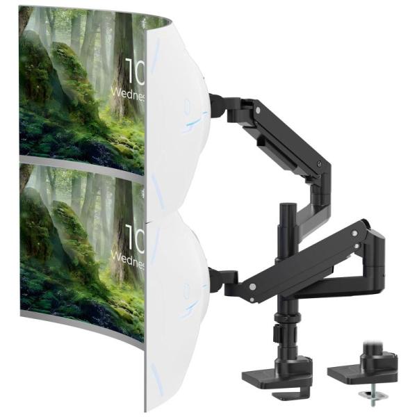 Electronics - Putorsen Dual Monitor Arm, Bontec Mobile TV Stand, Multi Outlets Tower Power Strip - MSRP $2,451
