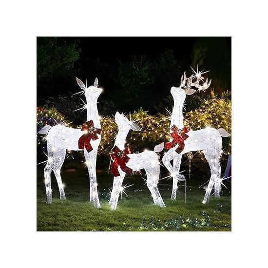 Lawn & Garden - Briwooody Reindeer Christmas Decor, Colwelt Stand Up Weeder - MSRP $1,649