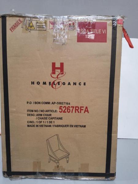 NEW - Homelegance Reid Casual Dining Arm Chair 5267RFA - MSRP $273