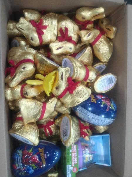 Grocery - R.M. Palmer Easter Bunny, Nice! Hollow Milk Chocolate Bunny - MSRP $14,835
